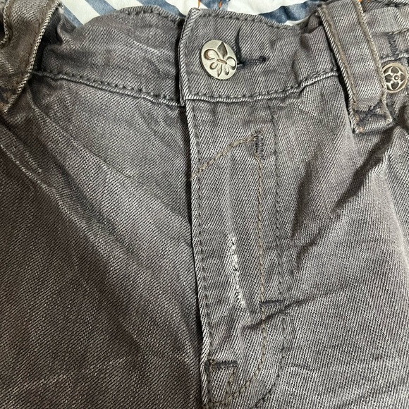 Rock Revival Gray Straight Jeans Classic Style - Picture 8 of 15